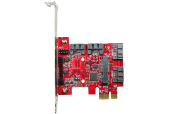 Интерфейсные платы Standard PCIe PCIe to four SATA3 card (ESPS-3401-C1)