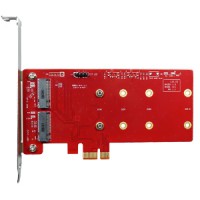 PCIe to dual M.2 module (ESPS-3201-C1)